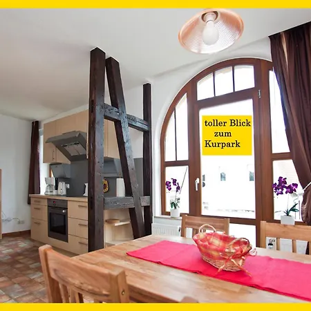 Ferienwohnung Auszeit Am Kurpark Bad Berka - Balkon - Ruhige Lage- Gratis Parkplatz & Wlan Exterior photo