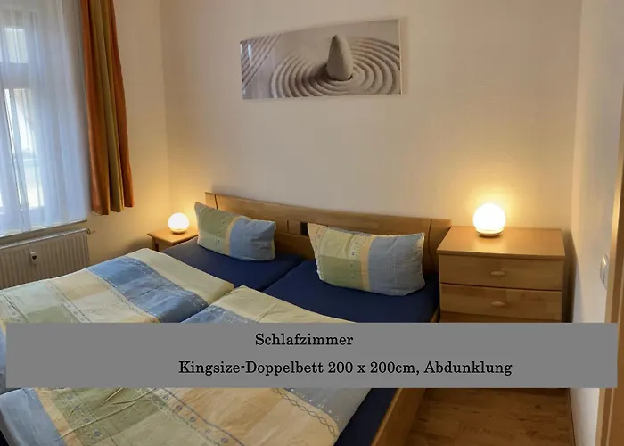 Ferienwohnung Auszeit Am Kurpark Bad Berka - Balkon - Ruhige Lage- Gratis Parkplatz & Wlan