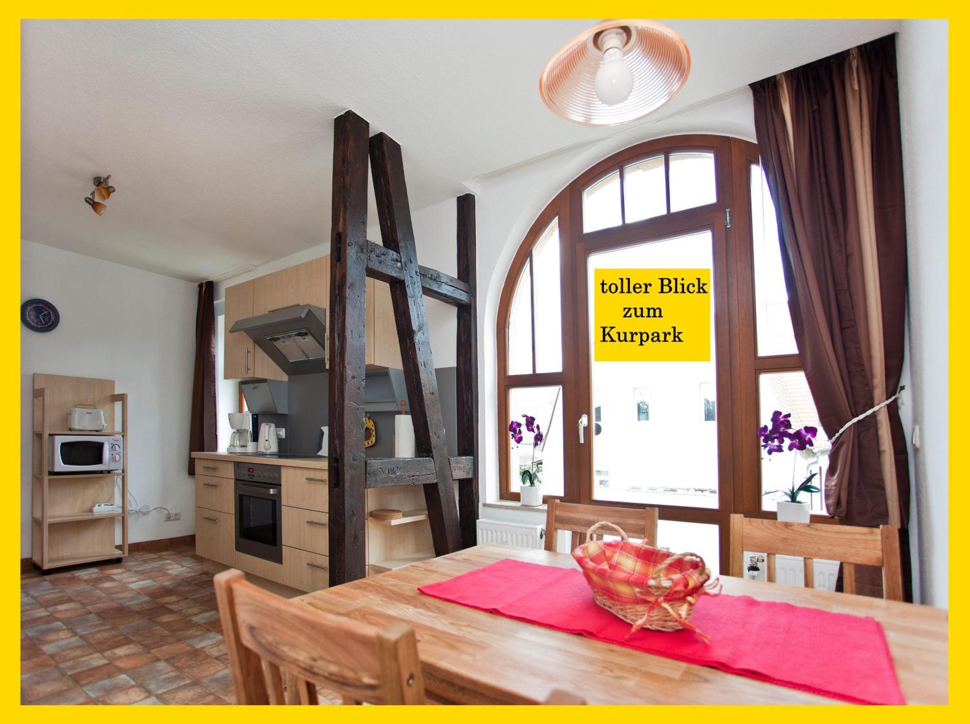 Auszeit Am Kurpark - Balkon - Ruhige Lage- Gratis Parkplatz & Wlan